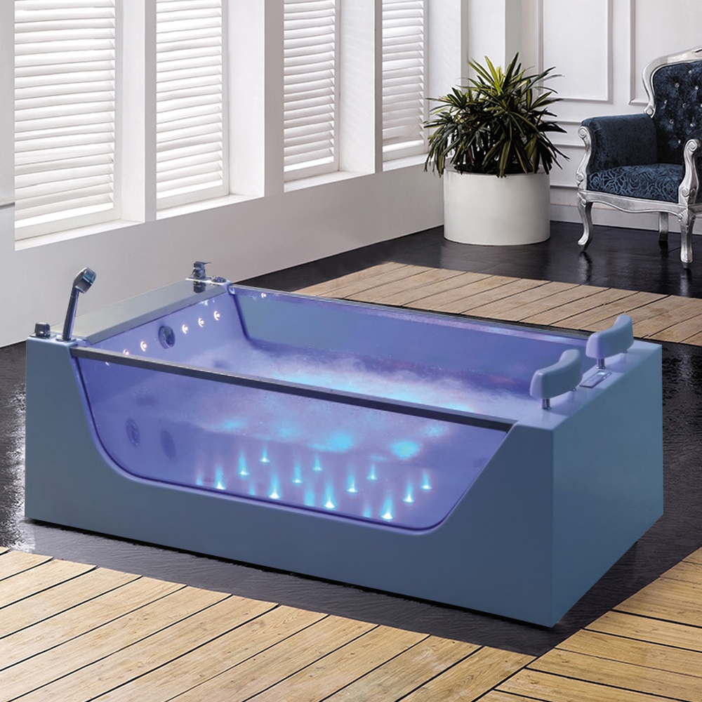 Fontana Peru Two Person Acrylic Indoor Whirlpool Massage Bathtub